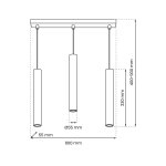 Visilica HUDSON crna GU10 - slika 5