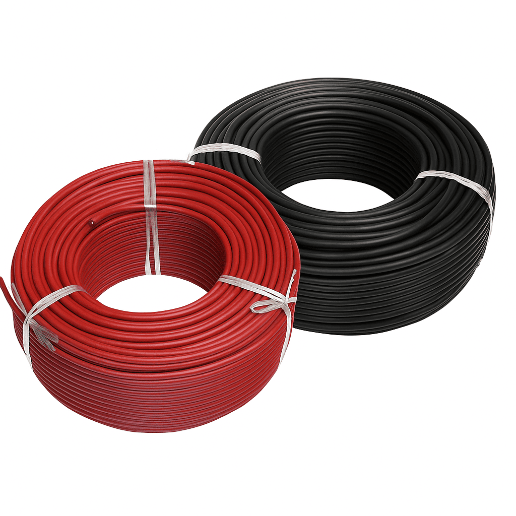 SOLAR PV CABLE DC SINGLE CORE 1x6mm2 1500V DC 100m
