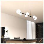Visilica POP crno zlatna 6xE14 - slika 4