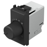 Regulator osvjetljenja rotacijski LED R 180W 1 mjesto EM14 TEM MODUL SB crna - slika 1