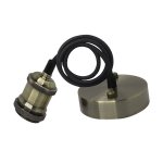 VINTAGE brončana visilica s grlom E27 - slika 1