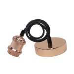 VINTAGE rose gold visilica s grlom E27 - slika 1