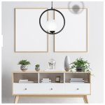 Visilica BOSTON crna E14 - slika 4