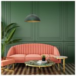 Visilica BETA zeleno zlatna E27 - slika 4