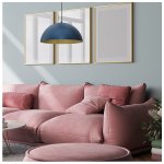 Visilica BETA plavo zlatna E27 - slika 4