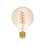 LED ŽARULJA E27 G125 4W 2700K Amber - slika 1