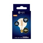 LED ŽARULJA E27 G125 4W 2700K Amber - slika 2