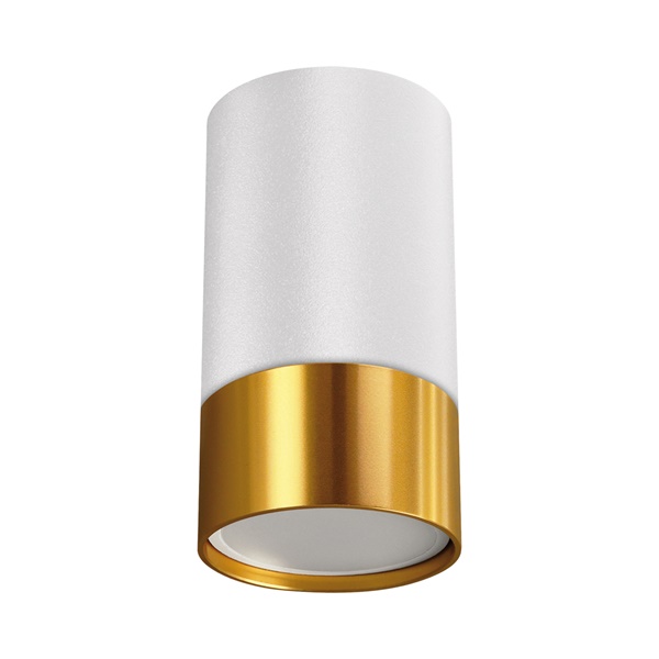 PUZON GU10 stropna svjetiljka bijelo zlatna