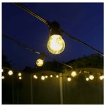 Solarni rasvjetni lanac CRNI sa žaruljama 2700K 10M - slika 2