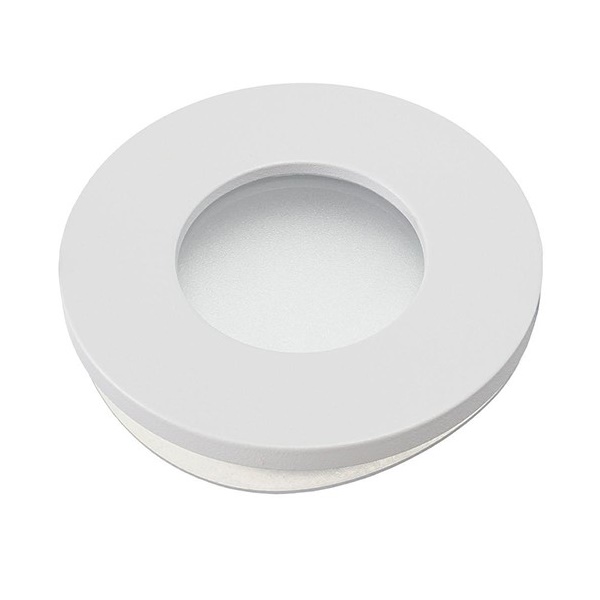 OKVIR ZA ŽARULJU OKRUGLI BIJELI IP44