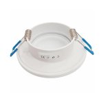 OKVIR ZA ŽARULJU OKRUGLI BIJELI IP44 - slika 2