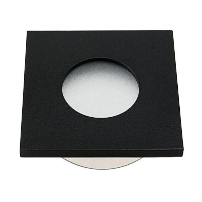 OKVIR ZA ŽARULJU KVADRATNI CRNI IP44