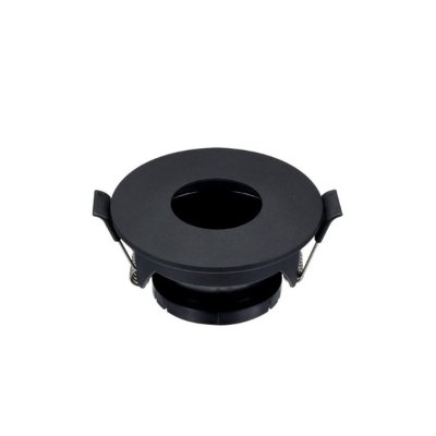 OKVIR ZA ŽARULJU OKRUGLI CRNI