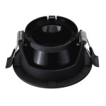 OKVIR ZA ŽARULJU OKRUGLI CRNI - slika 2