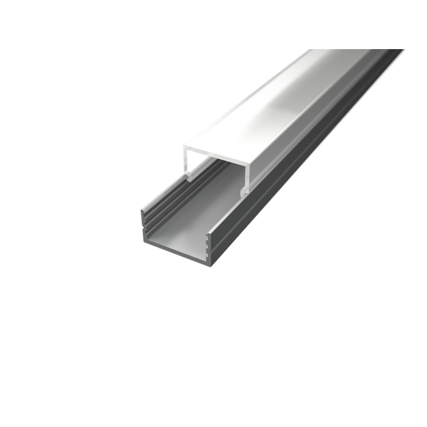 Aluminijski profil 9 NADGRADNI 10.1mm x 19.8mm - 2m