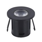LED ugradbeni downlight okrugli crni 1W OPTONICA CB3296