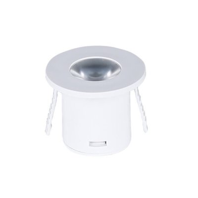 LED ugradbeni downlight okrugli bijeli 1W