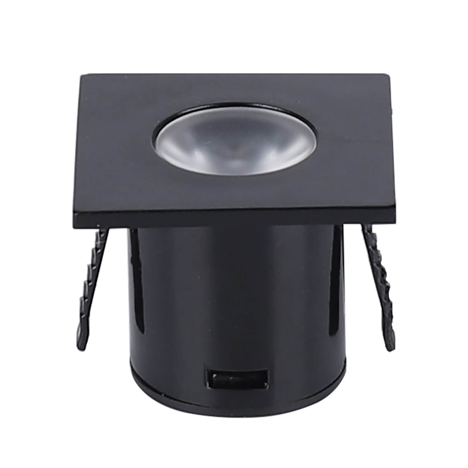 LED ugradbeni downlight kvadratni crni 1W OPTONICA 3298