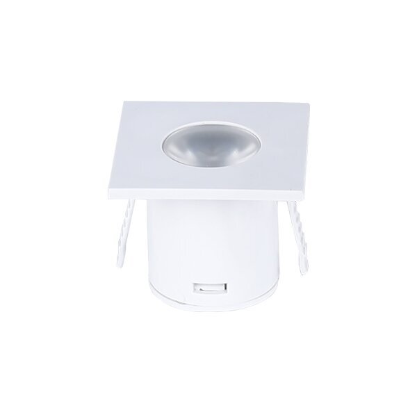LED ugradbeni downlight kvadratni bijeli 1W