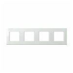 Okvir LINE 4x2 mjesta OL28 TEM MODUL PW bijela - slika 1