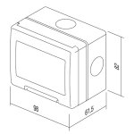 TEM NADŽBUKNO POSTOLJE CUBO IP55 3 - slika 2