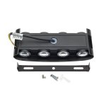 ZIDNA svjetiljka 8W CRNA IP65 - slika 2