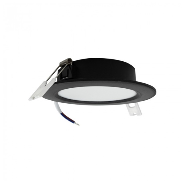 LED PANEL CRNI UGRADBENI 6W OKRUGLI 4000K