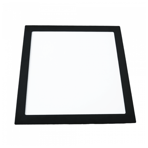 LED PANEL CRNI UGRADBENI 24W KVADRATNI 4000K