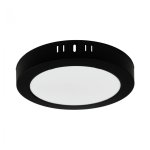 LED PANEL CRNI NADGRADNI 18W OKRUGLI 4000K - slika 1