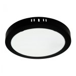 LED PANEL CRNI NADGRADNI 24W OKRUGLI 4000K - slika 1