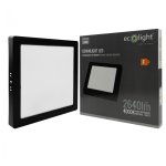 LED PANEL CRNI NADGRADNI 24W KVADRATNI 4000K - slika 3