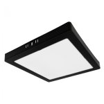 LED PANEL CRNI NADGRADNI 24W KVADRATNI 4000K - slika 1