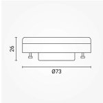 LED ŽARULJA GX53 7W OPTONICA 1542 1543 1541