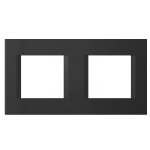 Okvir LINE 2x2 mjesta OL24 TEM MODUL SB crna - slika 1