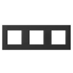Okvir LINE 2x3 mjesta OL26 TEM MODUL SB crna - slika 1