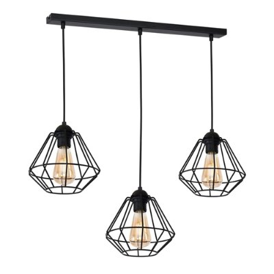 Visilica COLIN crna 3xE27