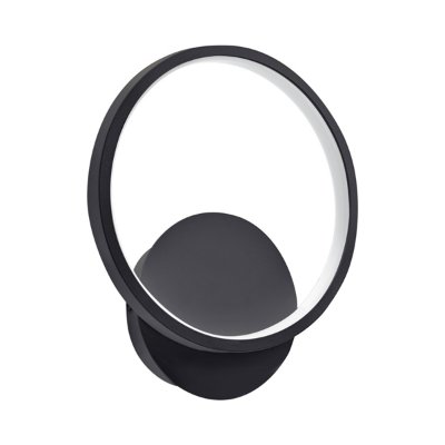 LED ZIDNA svjetiljka 10W IP20 CRNA EMMA C