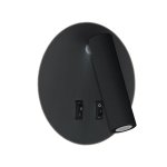 OTELLO LED C 6W+3W CRNA S DVA PREKIDAČA - slika 2