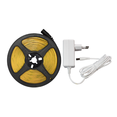 SET LED traka COB 24V IP20 3000K i napajanje 5m