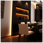 SET LED traka COB 24V IP20 3000K i napajanje 5m - slika 4