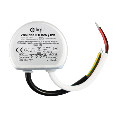 Napajanje 15W 12V 1.25A IP67 Mini