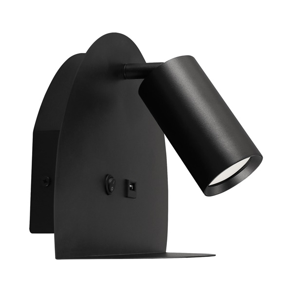 MOBI WLL GU10 CRNA S PREKIDAČEM I POLICOM