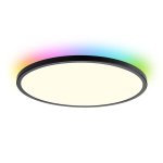 LED stropna svjetiljka crna 32W CCT+RGB s daljinskim - slika 4