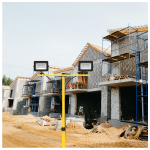 Žuti stalak s dva reflektora x 30W - 4000K - slika 4