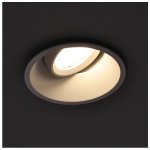 OKVIR ZA ŽARULJU GU10 OKRUGLI BIJELI ZAKRETNI - slika 3