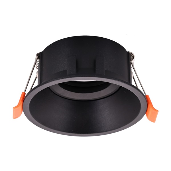 OKVIR ZA ŽARULJU GU10 OKRUGLI CRNI ZAKRETNI