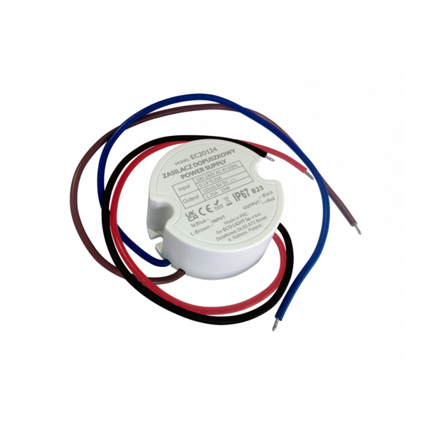 Napajanje za fi60 kutiju 10W 12V 0.83A IP67