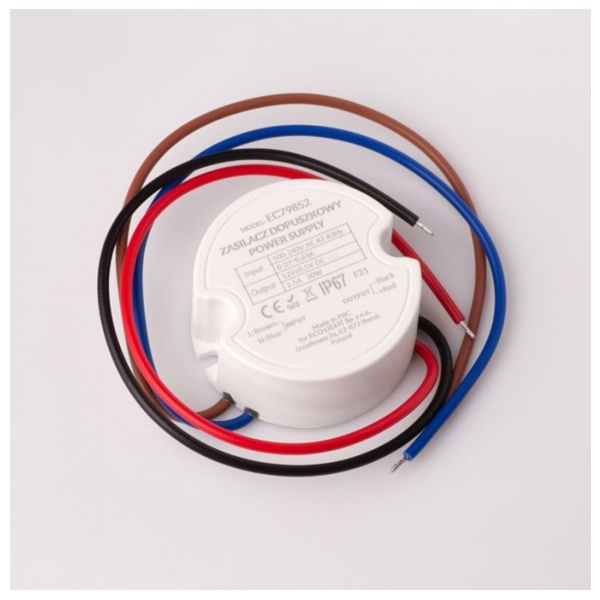 Napajanje za fi60 kutiju 30W 12V 2.5A IP67