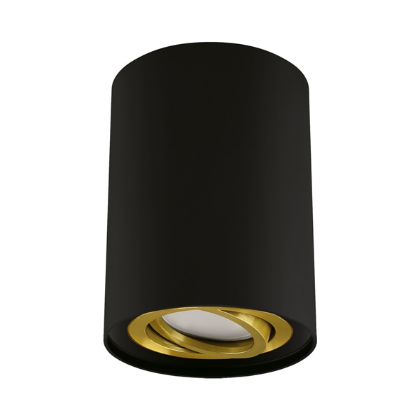 HARY C GU10 stropna svjetiljka crno/zlatna