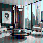 Visilica GENESIS bijela okrugla 10xGU10 - slika 2